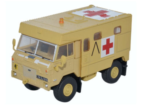 Oxford Diecast 76LRFCA001 Land Rover FC Ambulance Gulf War Operation Granby 1991 (1:76 Scale)