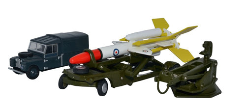 Oxford Diecast 76SET65 Bloodhound Missile Launcher Set (3) - OO Scale