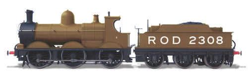 Oxford Rail OR76DG009 Dean Goods Steam Locomotive ROD (ex-GWR) Number 2308 - OO Scale
