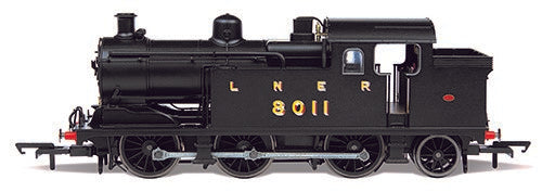 Oxford Rail OR76N7002 N7 0-6-2 Steam Locomotive Number 8011 in LNER Black - OO Scale