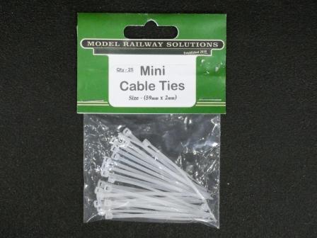 M.R.S Mini Cable Ties (Pack of 25)