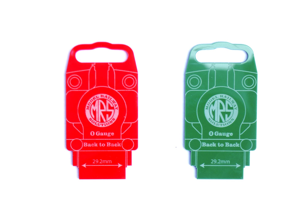 M.R.S Back to Back Gauge designed for O Gauge (Available in various colours)