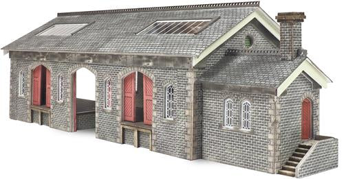Metcalfe PN936 Settle & Carlisle Station Goods Shed Card Kit - N Scale
