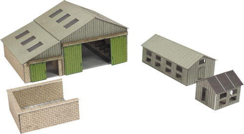 Metcalfe PN951 Manor Farm Buildings Card Kit - N Scale