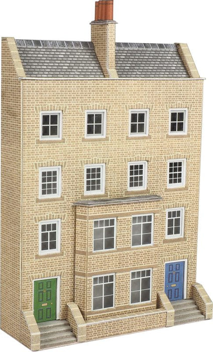Metcalfe PN973 Town House Front Card Kit - N Scale