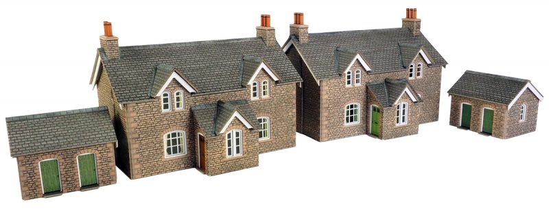 Metcalfe PO255 Workers Cottages Card Kit - OO / HO Scale