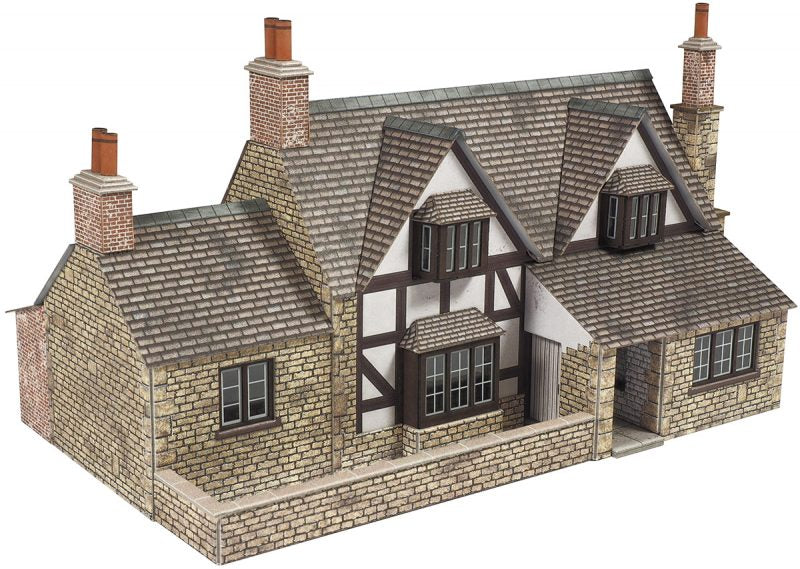 Metcalfe PO267 Town End Cottage Card Kit - OO / HO Scale