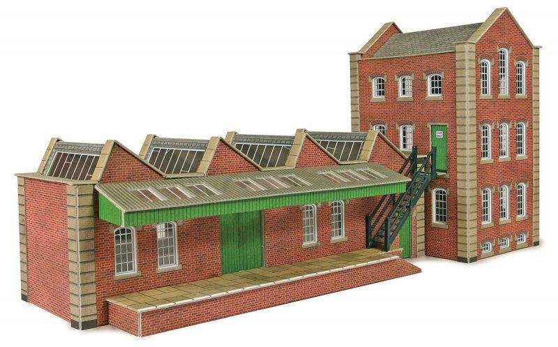 Metcalfe PO283 Small Factory Card Kit - OO / HO Scale