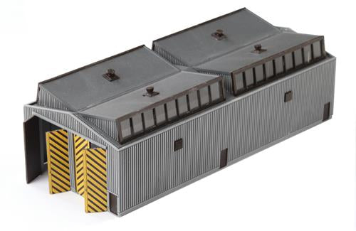 Peco NB-80 B3 Train Shed Unit - N Gauge Model Railway Building Kit