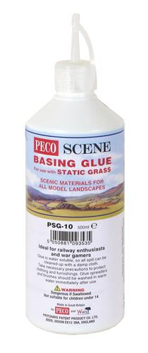 Peco PSG-10 Pecoscene Static Grass Basing Glue (500g) - For use with Static Grass - Not for sale to persons under 14years