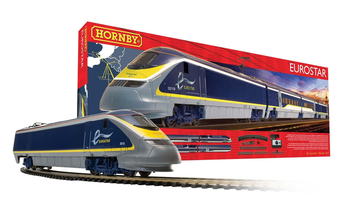 Hornby R1176 Eurostar Train Set - OO Gauge