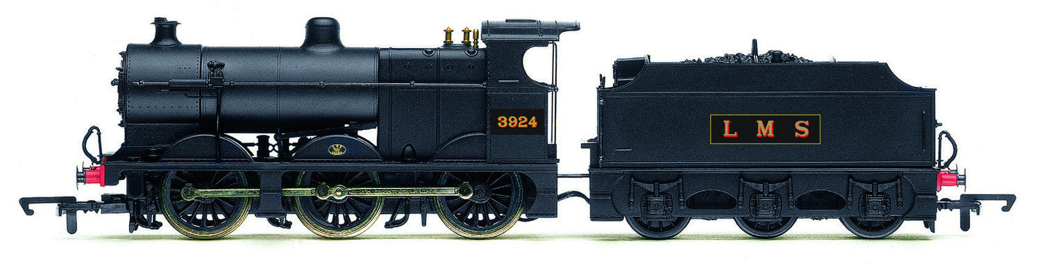Hornby R30221 LMS Class 4F 0-6-0 Tender Steam Locomotive Number 3924 as featured in the film "The Railway Children Return" (DCC Ready) - OO Gauge