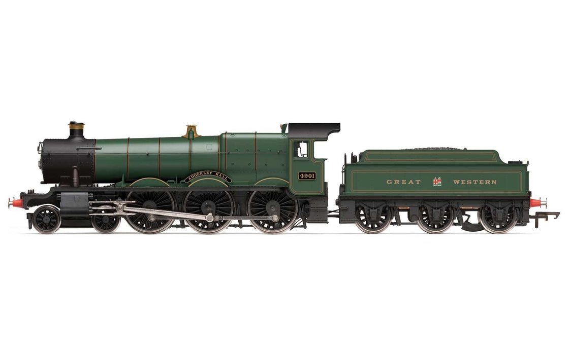Hornby R3170 (Railroad Range) GWR 4900 Class Number 4901 named "Adderley Hall"  in lined Great Western Green Livery - OO Scale