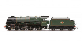 Hornby R3558 BR Royal Scot 4-6-0 Steam Locomotive Number 46165 "The Ranger" (12th London Regiment) - BR Green Livery with Late Crest - OO Gauge