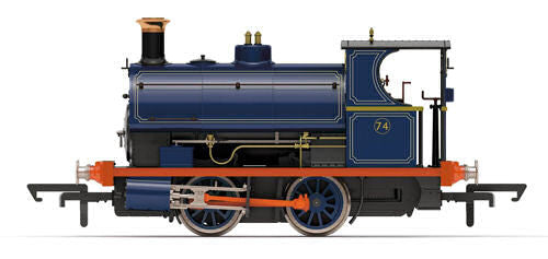Hornby R3679 Peckett W4 Class 0-4-0ST Number 74 in "Port of London Authority Livery (DCC Ready) - OO Gauge
