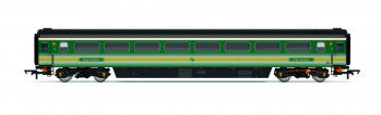 Hornby R40233A First Great Western Mk3 Slam Door TS Coach Number 42272 in "Fag Packet" livery - OO Gauge