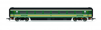 Hornby R40233 First Great Western Mk3 Slam Door TS Coach Number 42273 in "Fag Packet" livery - OO Gauge