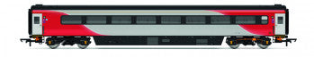 Hornby R40250 LNER Mk3 Slam Door TSD Coach Number 42239 in LNER Red / Silver unbranded  livery - OO Gauge