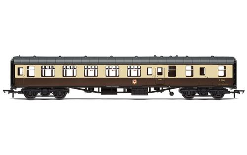 Hornby R4822 Mk1 BSO 2nd Class Brake Coach Number W9264 in BR Chocolate / Cream Livery - OO Gauge