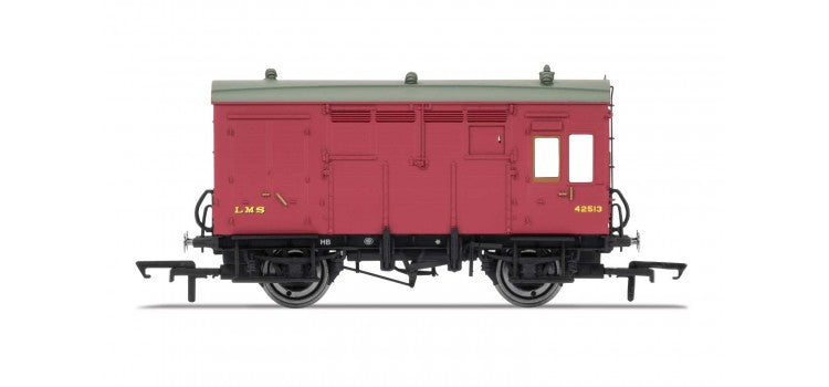 Hornby R6678 LMS Horse Box Number 42513 - OO Scale ** Discontinued Item- Only 1 in stock **