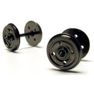 Hornby R8234 Metal 14.1mm 4 hole disc wheels (Pack of 10 wheelsets) - OO Scale