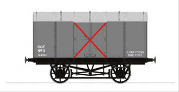 Rapido Trains 902010 Gunpowder Van - RCH Pattern in ROF Grey Nr 11 - OO Gauge