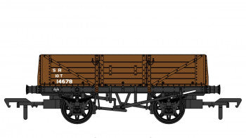 Rapido Trains 906016 SECR 10T 5 Plank Open Wagon (Diagram 1347) in SR Brown (Post 36) Nr 14678 - OO Gauge