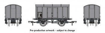 Rapido Trains 908019 "Iron Mink" Van No.W204925 in BR Grey (with Departmental Lettering) - OO Gauge