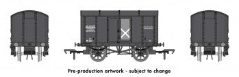 Rapido Trains 908020 "Iron Mink" Van No.W482 in GWR Grey (with Departmental Lettering) - OO Gauge