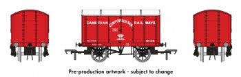 Rapido Trains 908021 "Iron Mink" Van No.139 in Cambrian GPV Red ivery - OO Gauge