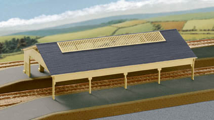Ratio 207 GWR Station Train Shed Kit - N Scale