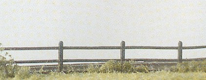 Ratio 216 Lineside Fencing (White Plastic) 840mm long - N Scale