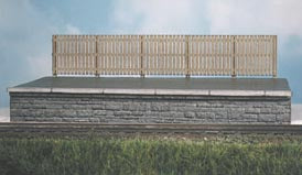 Ratio 437 Modern Style Wooden Fencing Kit - OO Scale
