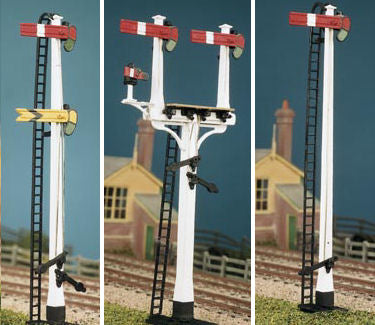 Ratio 477 LNWR Square Post Signal Kit (Unpainted) - OO / HO Scale