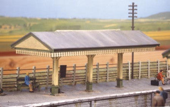 Ratio 515 Island Platform Apex Roof Canopy Kit - OO / HO Scale