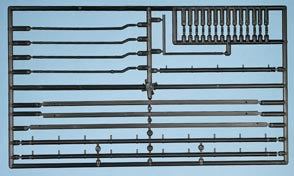 Ratio 538 Gutters and Downpipes (Brown) Kit - OO / HO Scale