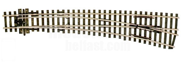 Peco SL-86 Curved Right Hand Point Insulfrog  Code 100 - OO Gauge