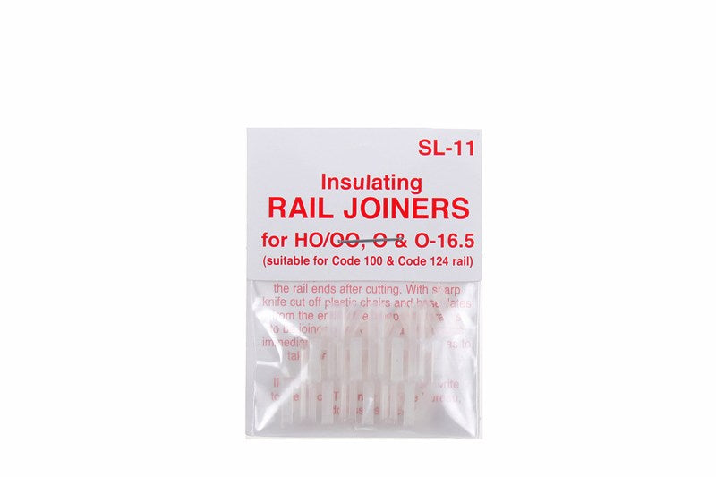 Peco SL-11 Insulated Rail Joiners - OO Gauge (Suitable for Code 100 and Code 124)