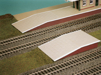 Wills SS62 Station Platform Ramps Kit ( 1 Pair = 2 Ramps) - OO Scale