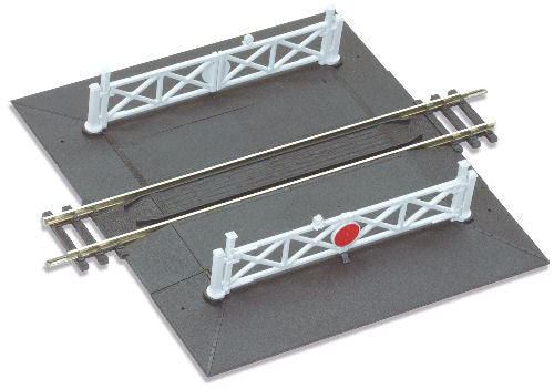 Peco ST-268 Setrack Straight Level Crossing with Gates - OO / HO