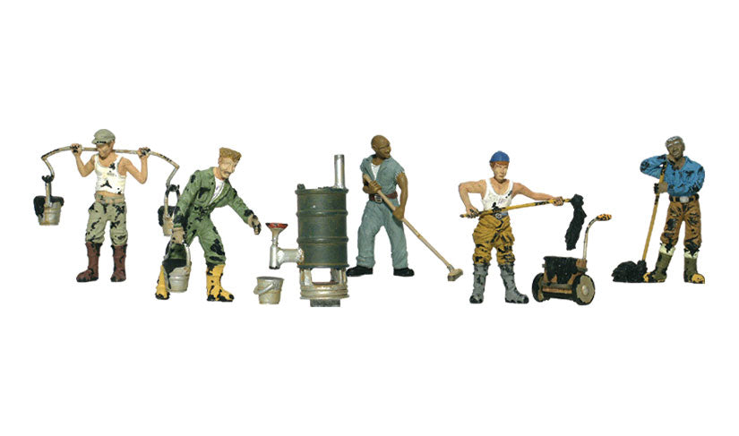 Scenic Accents A1828 Roofers (5) - OO / HO Scale