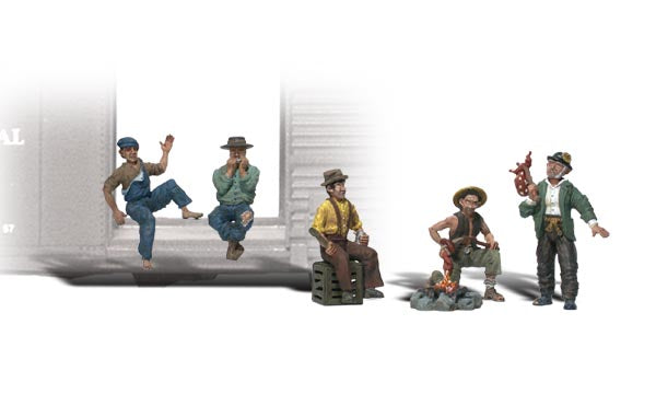 Scenic Accents A1860 Hobos (5 per pack) - OO / HO Scale