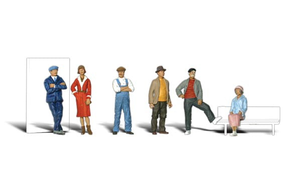Scenic Accents A1874 Casual People (6 Adults) - OO / HO Scale