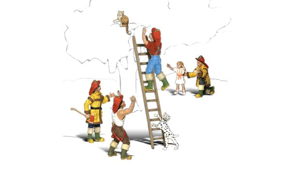 Scenic Accents A1882 Firemen to the Rescue - OO / HO Scale