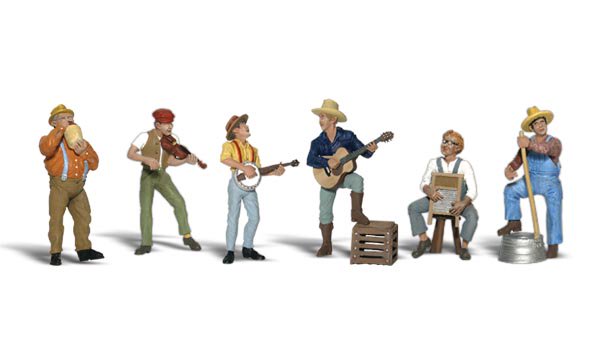 Scenic Accents A1902 Jug Band - US Style (6 musicians) - OO / HO Scale