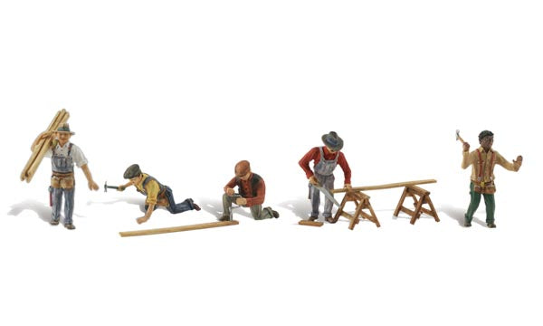 Scenic Accents A1947 Carpenter Crew - OO / HO Scale