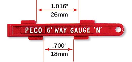 Peco SL-336 Permanent Way Gauge - N Gauge