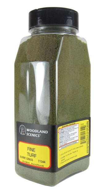 Woodland Scenics T1344 Shaker of Fine Turf - Burnt Grass