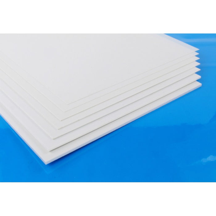 White A4 Plastic sheet 0.5mm thick (TAS002002)