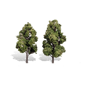Woodland Scenics TR3516 6 - 7" Sun Kissed (Medium) Trees - Pack of 2 (Suitable for Scales N to O)